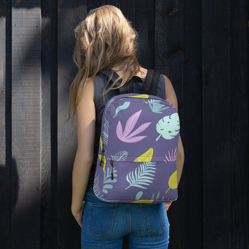 Tropical Purple - Backpack - The Teez Project