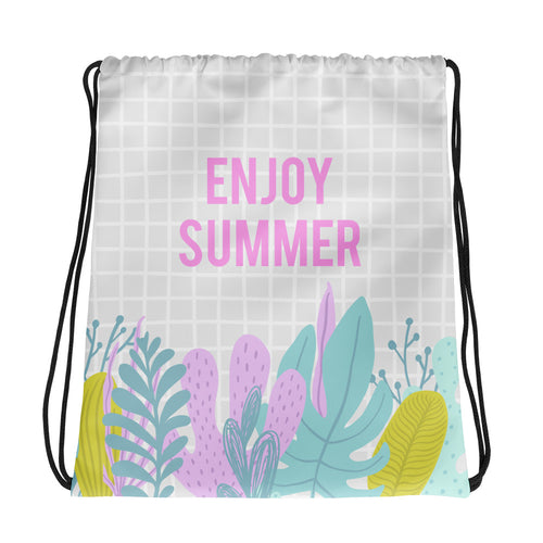 Enjoy Summer - Drawstring bag - The Teez Project