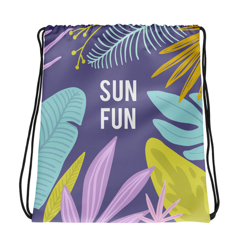 Sun Fun - Drawstring bag - The Teez Project